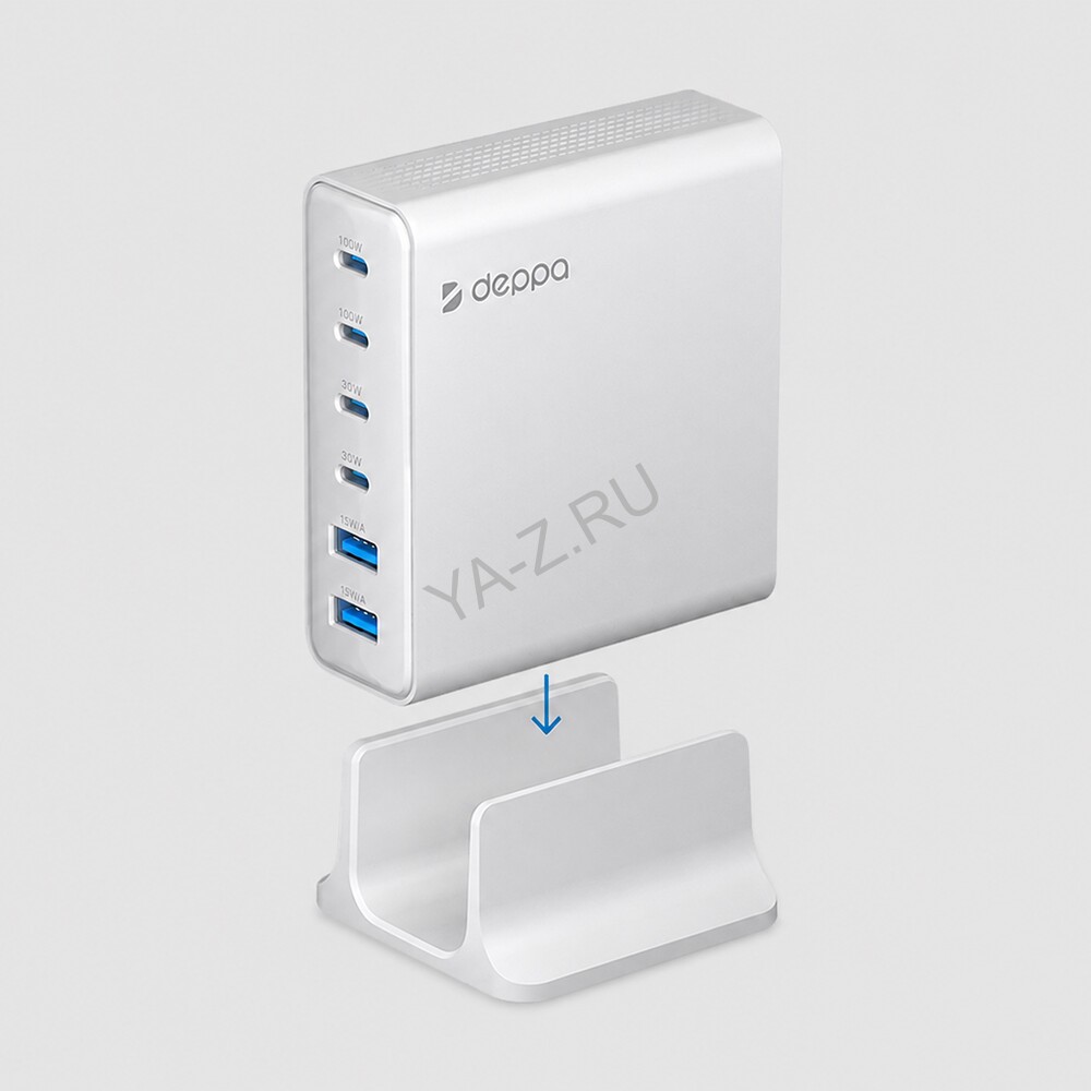 Зарядная станция 4xUSB Type-C, 2xUSB, PD, QC, 160Вт