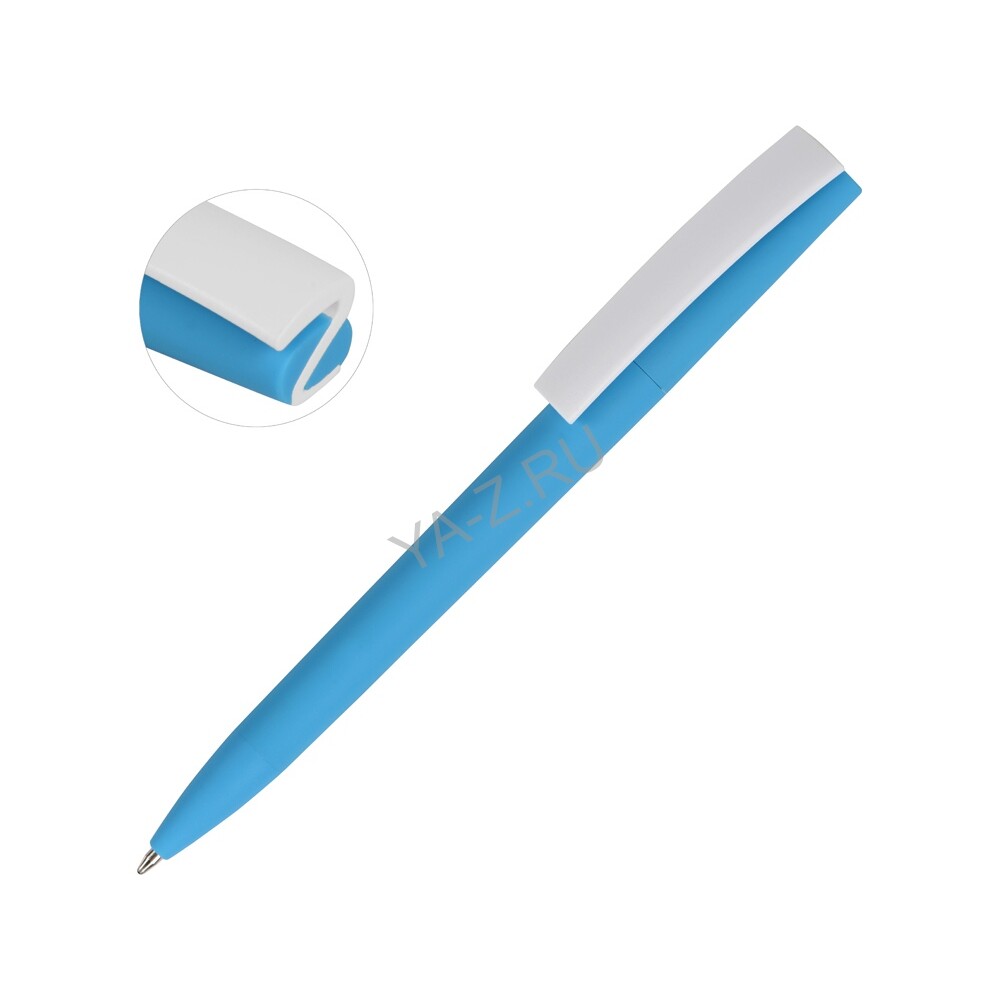 Ручка пластиковая soft-touch шариковая «Zorro»