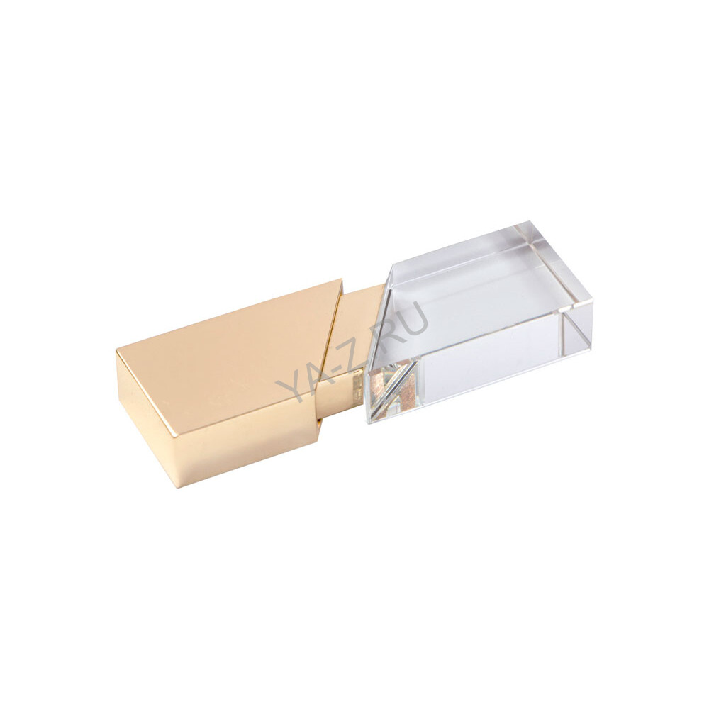 USB 2.0- флешка на 16 Гб кристалл в металле