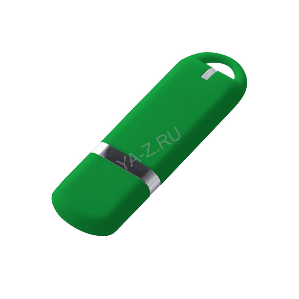 USB 2.0- флешка на 2 Гб, soft-touch