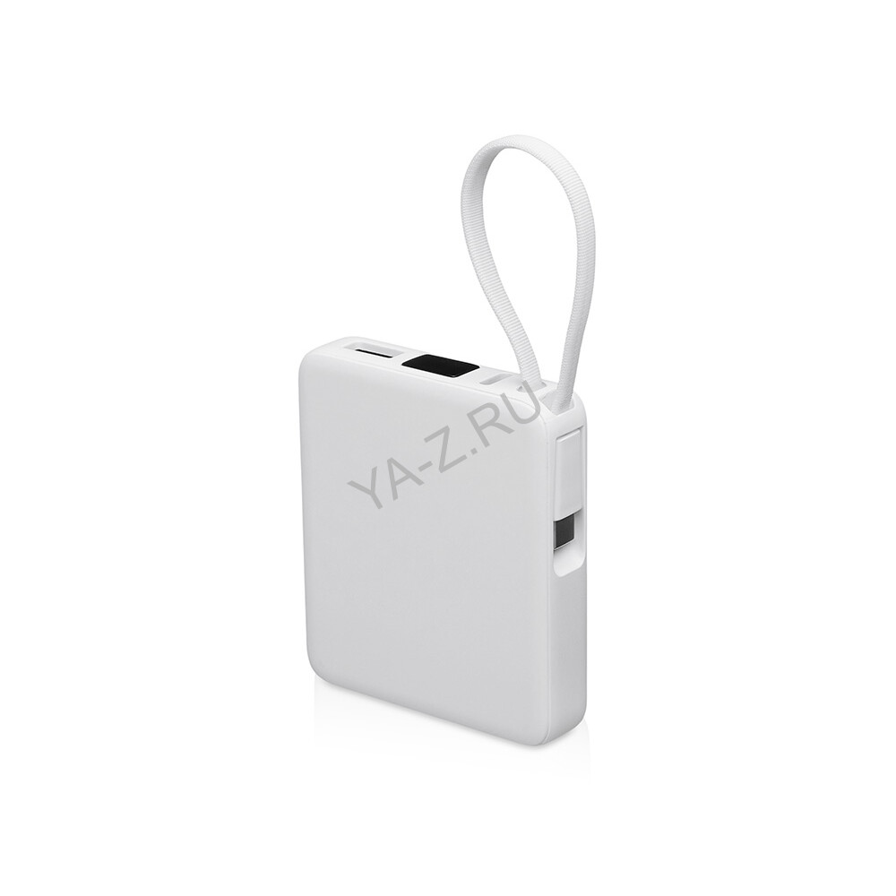 Внешний аккумулятор со встроенным кабелем USB-C «Дэнси», 5000 мАч