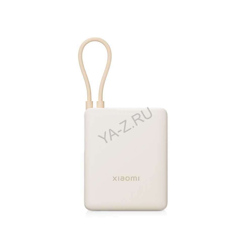 Внешний аккумулятор со встроенным кабелем Xiaomi Power Bank (Integrated Cable), 10000 мАч
