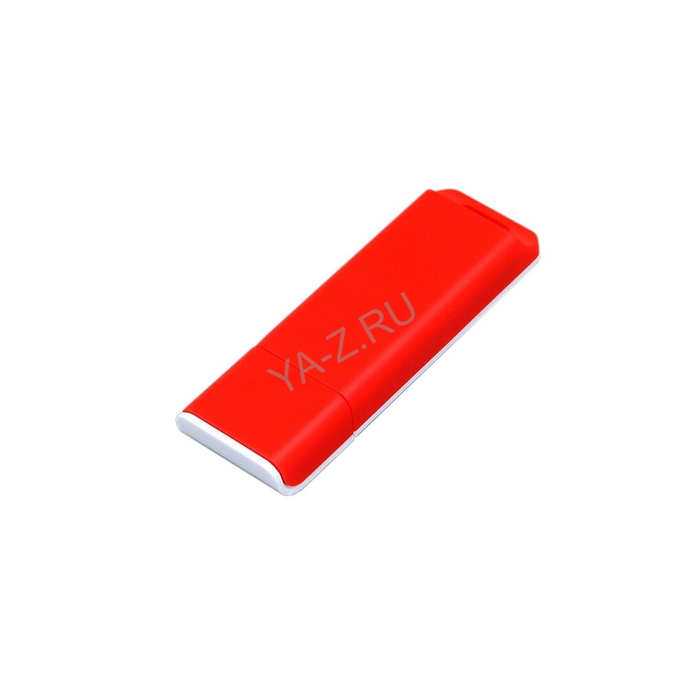 USB 2.0- флешка на 32 Гб с оригинальным двухцветным корпусом