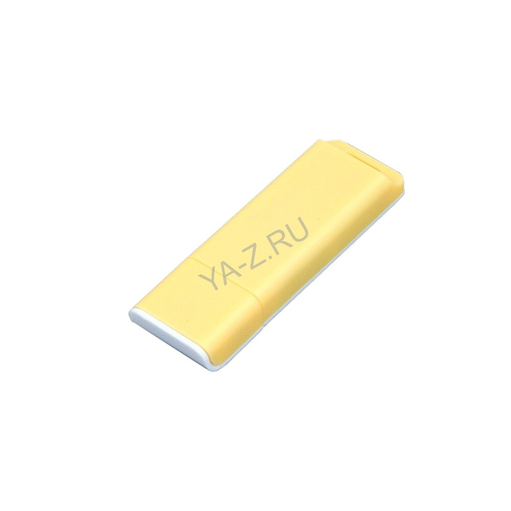 USB 2.0- флешка на 64 Гб с оригинальным двухцветным корпусом
