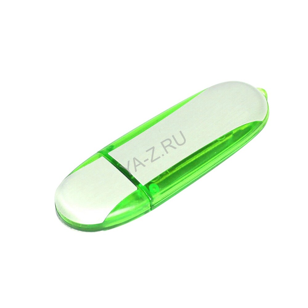 USB 2.0- флешка промо на 32 Гб овальной формы