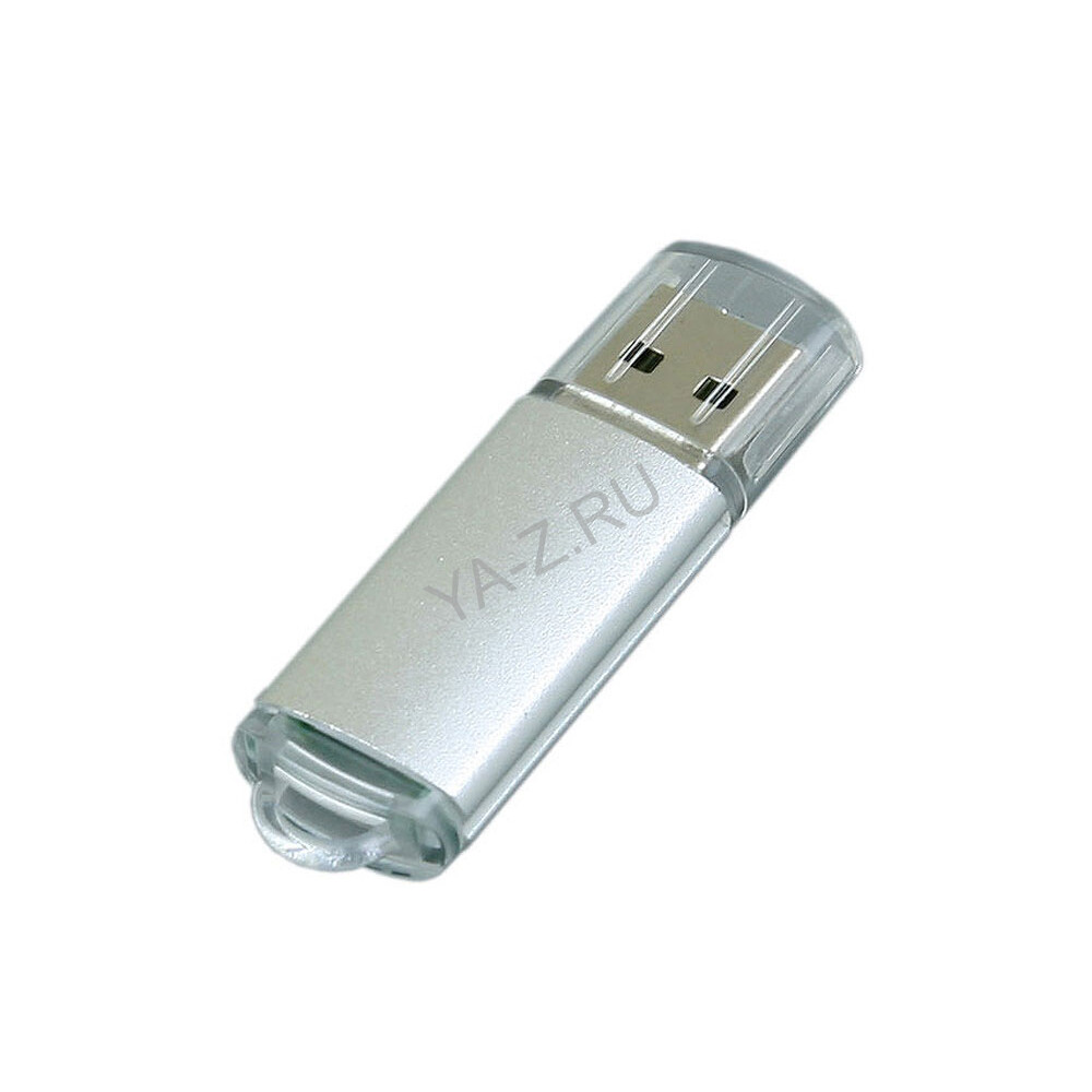 USB 2.0- флешка на 8 Гб с прозрачным колпачком