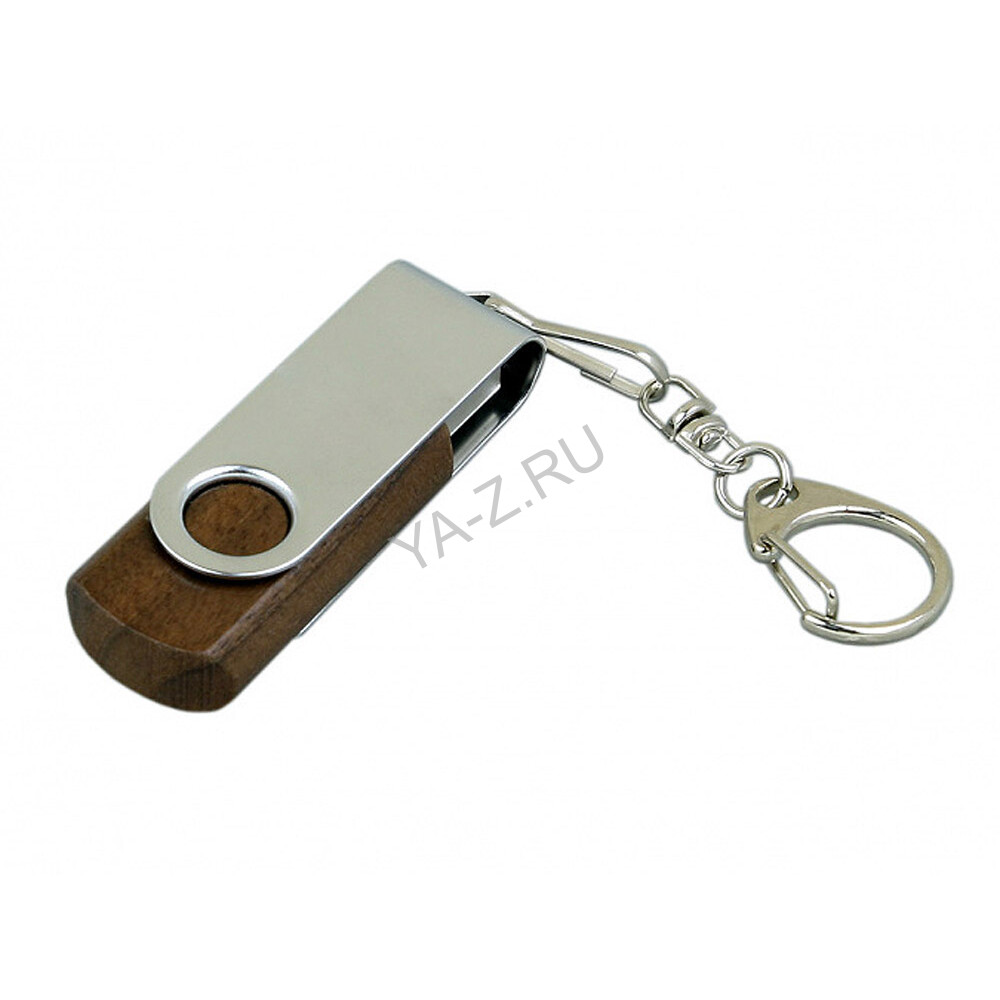 USB 2.0- флешка промо на 64 Гб с поворотным механизмом