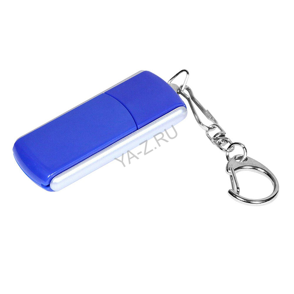 USB 2.0- флешка промо на 4 Гб с прямоугольной формы с выдвижным механизмом