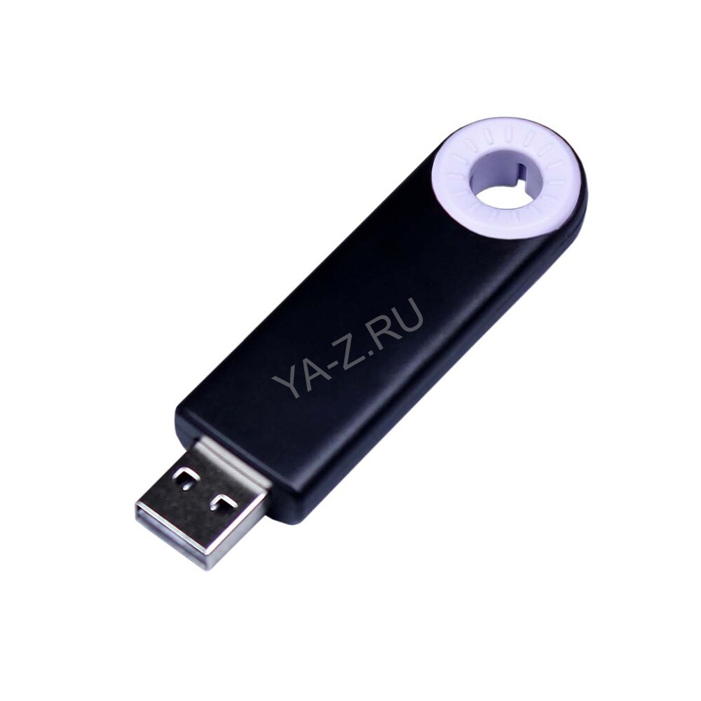 USB 3.0- флешка промо на 64 Гб прямоугольной формы, выдвижной механизм