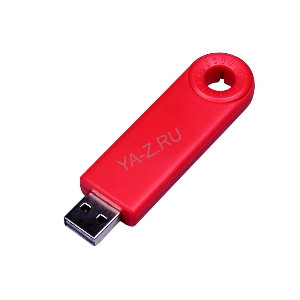 USB 2.0- флешка промо на 32 Гб прямоугольной формы, выдвижной механизм