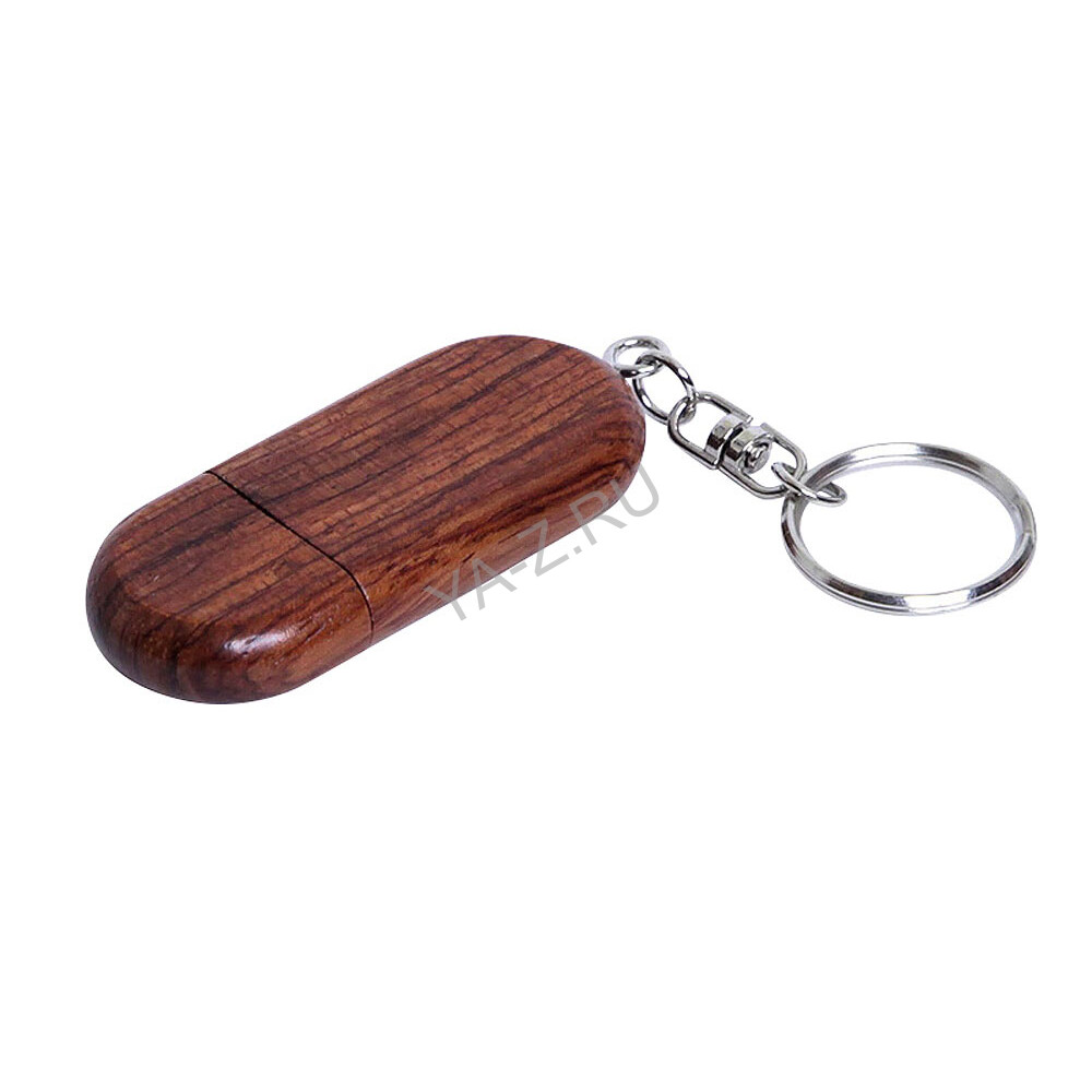 USB 3.0- флешка на 32 Гб овальной формы и колпачком с магнитом