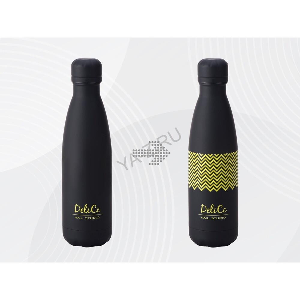 Вакуумная термобутылка «Vacuum bottle C1», soft touch,  с УФ-печатью