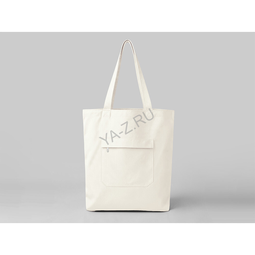 Сумка на молнии «Zipper» из хлопка 280 г/м2