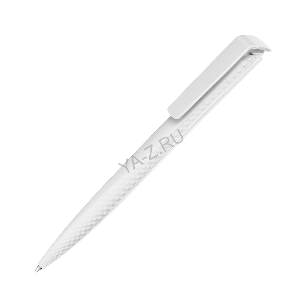 Ручка шариковая TRIAS CARBON, белый