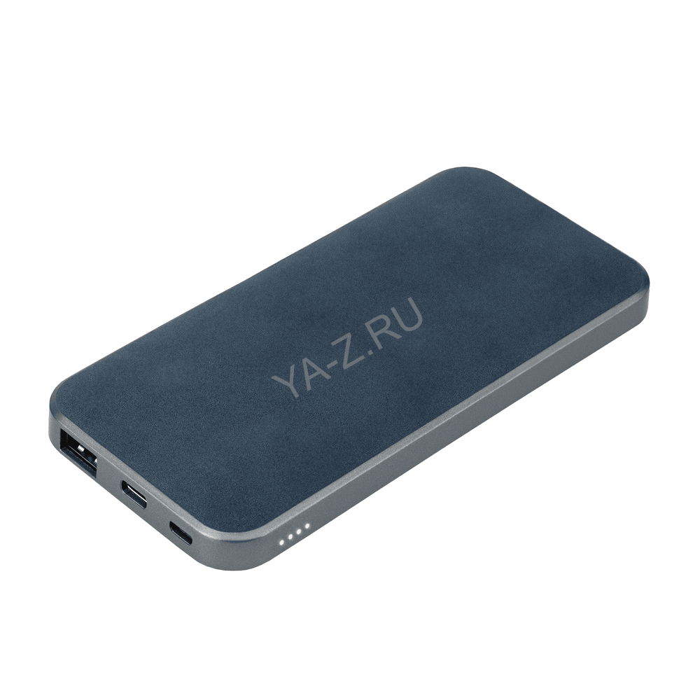Внешний аккумулятор Ин Велюр (In Velour) 10000 mAh, синий