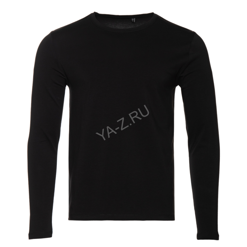 Лонгслив STAN хлопок/эластан 180, 35, Чёрный,  (20)  (44/XS)