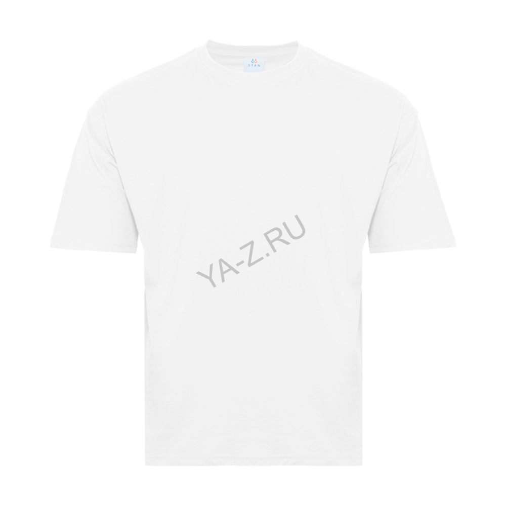 Футболка унисекс оверсайз STAN хлопок 140, 39, Белый,  (10/1)  (54/XXL)