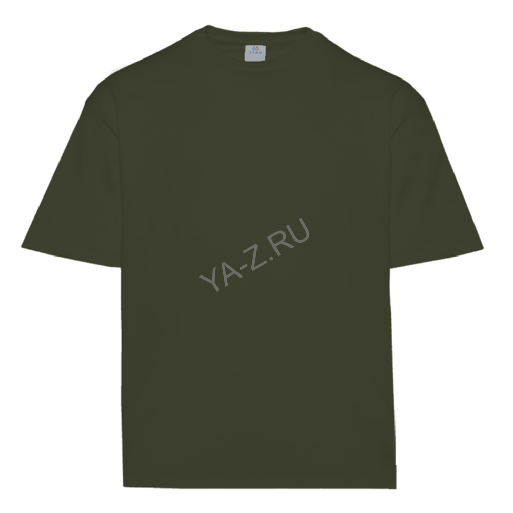 Футболка унисекс оверсайз STAN хлопок 240, 56, Оливковый хаки,  (36)  (54/XXL)