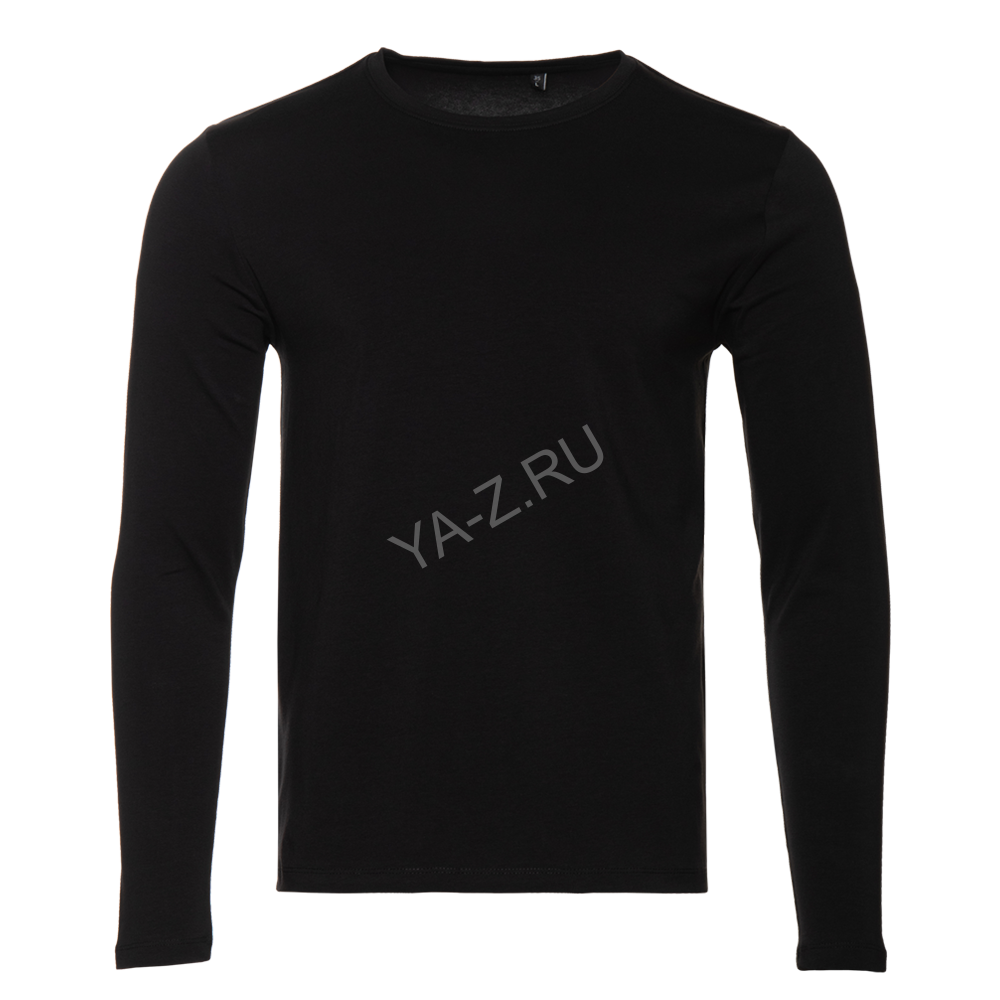 Лонгслив STAN хлопок/эластан 180, 35, Чёрный,  (20)  (44/XS)