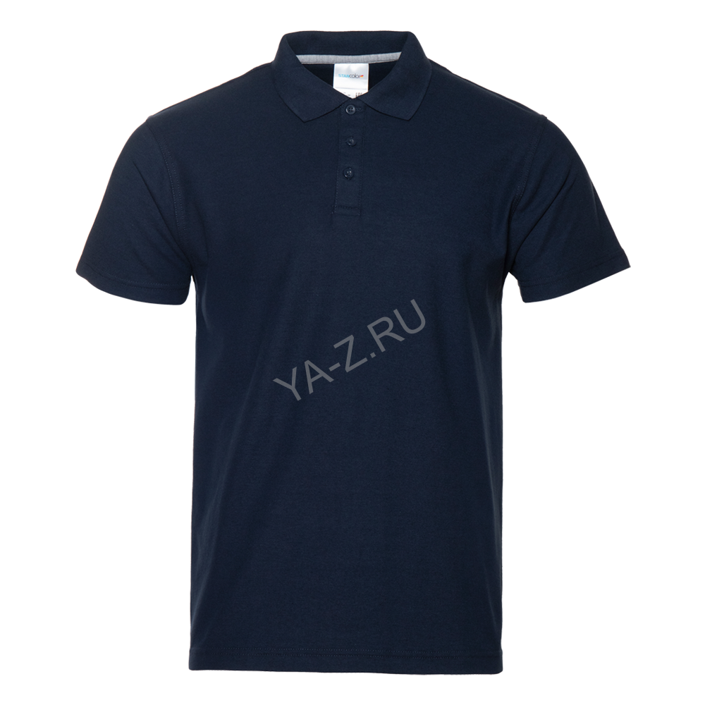Рубашка поло унисекс  STAN хлопок/полиэстер 185, 04, Тёмно-синий,  (46)  (44/XS)