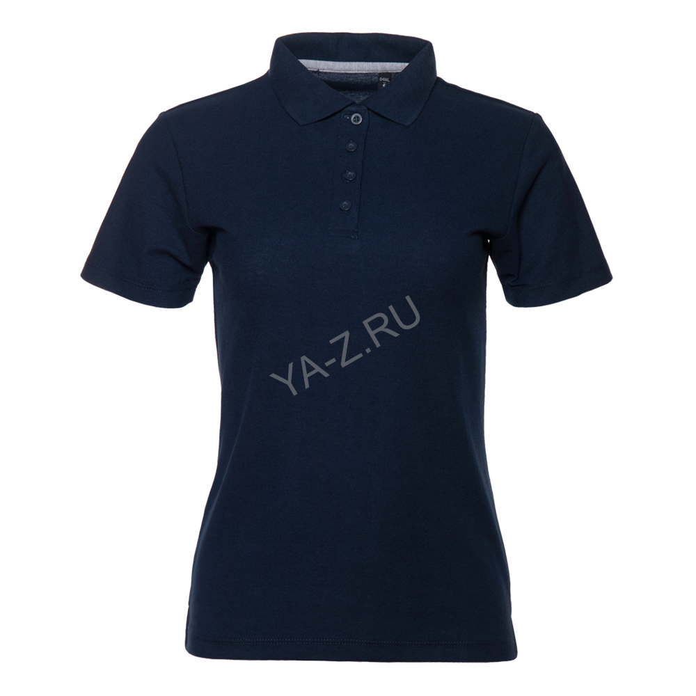 Рубашка поло женская STAN хлопок/полиэстер 185, 04WL, Тёмно-синий,  (46)  (52/XXL)
