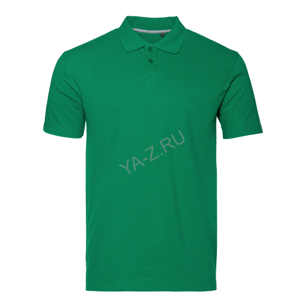 Рубашка поло унисекс хлопок 100%, 185, 04B, Зелёный,  (30)  (54/XXL)