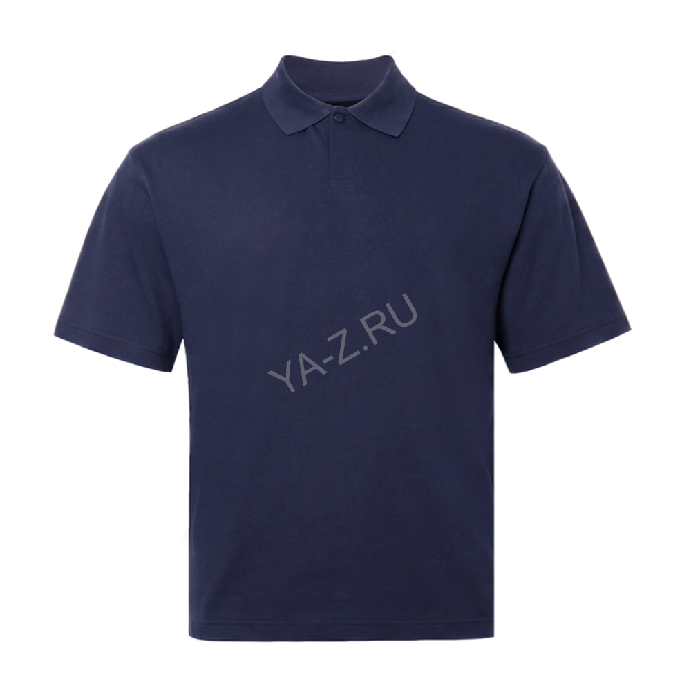 Поло STAN, хлопок 240, 401, Тёмно-синий,  (46)  (54/XXL)