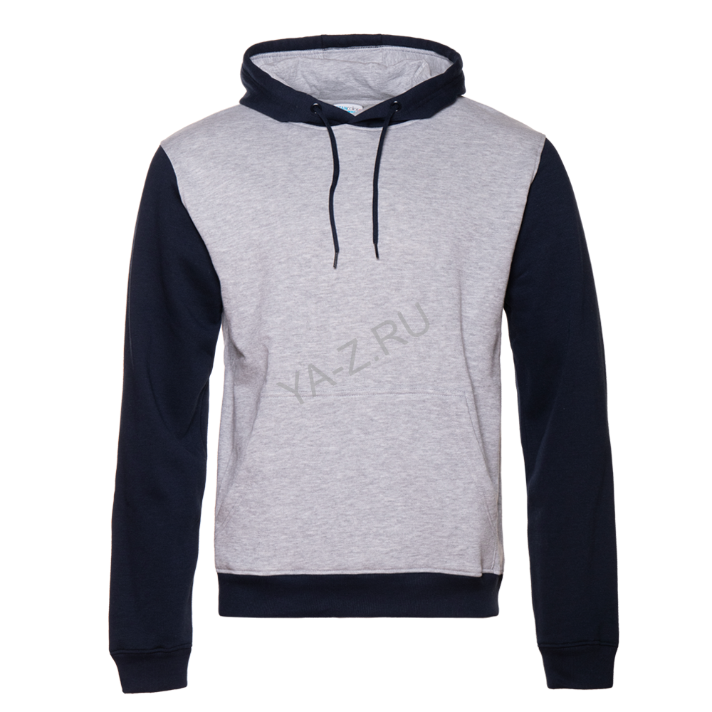 Худи унисекс STAN футер с начёсом 260, 20, Серый меланж,  (50/60)  (56/XXXL)