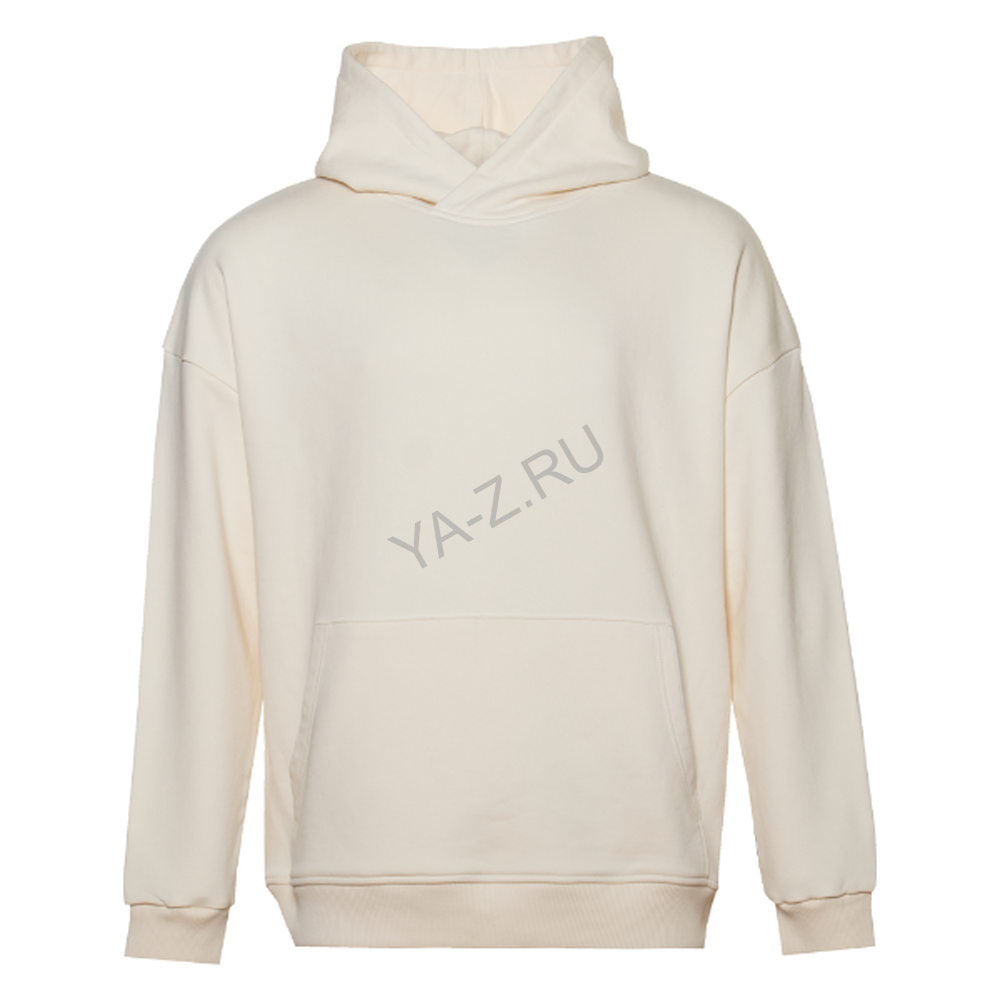 Худи унисекс STAN оверсайз футер без начёса 350, 66, Молочный,  (11)  (54/XXL)