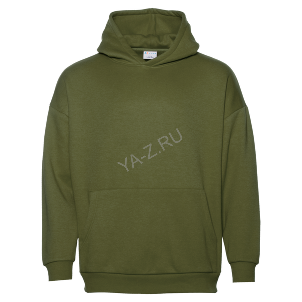 Худи унисекс STAN оверсайз 320, 69, Оливковый хаки,  (36)  (52/XL)