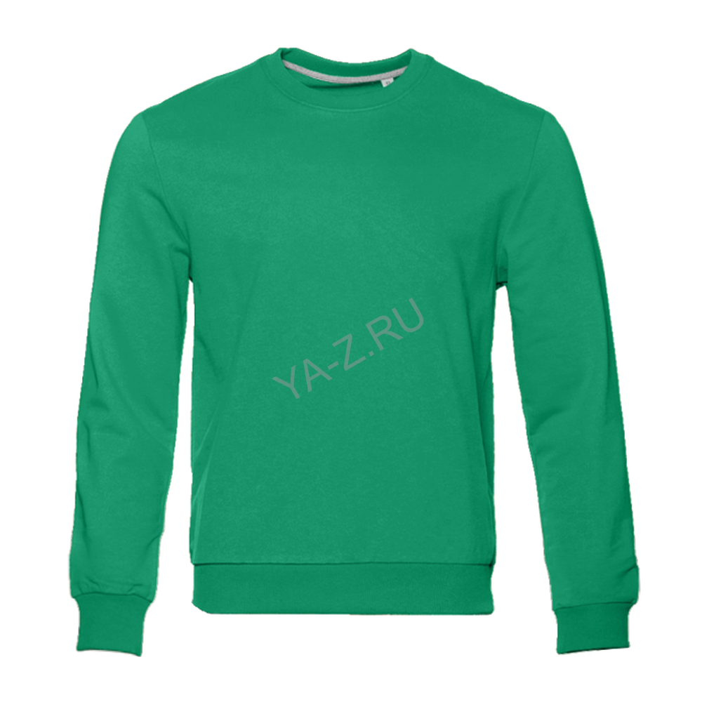 Свитшот унисекс STAN футер без начёса, 260, 63, Зелёный,  (30)  (52/XL)