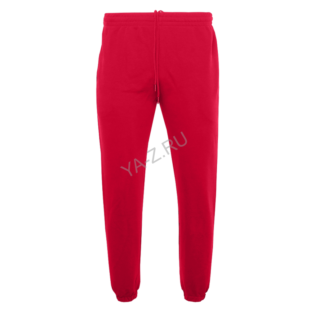 Брюки унисекс STAN футер без начёса, 350, 97, Красный,  (14)  (44/XS)