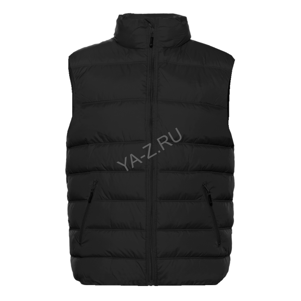 Жилет мужской STAN утепленный таффета 210T,65, 82, Чёрный,  (20)  (56/XXXL)