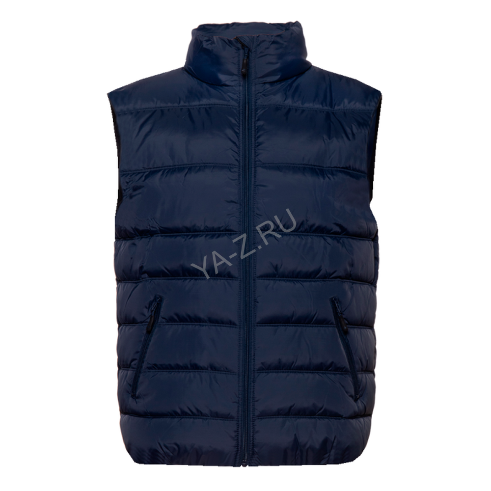 Жилет мужской STAN утепленный таффета 210T,65, 82, Чёрный,  (20)  (52/XL)