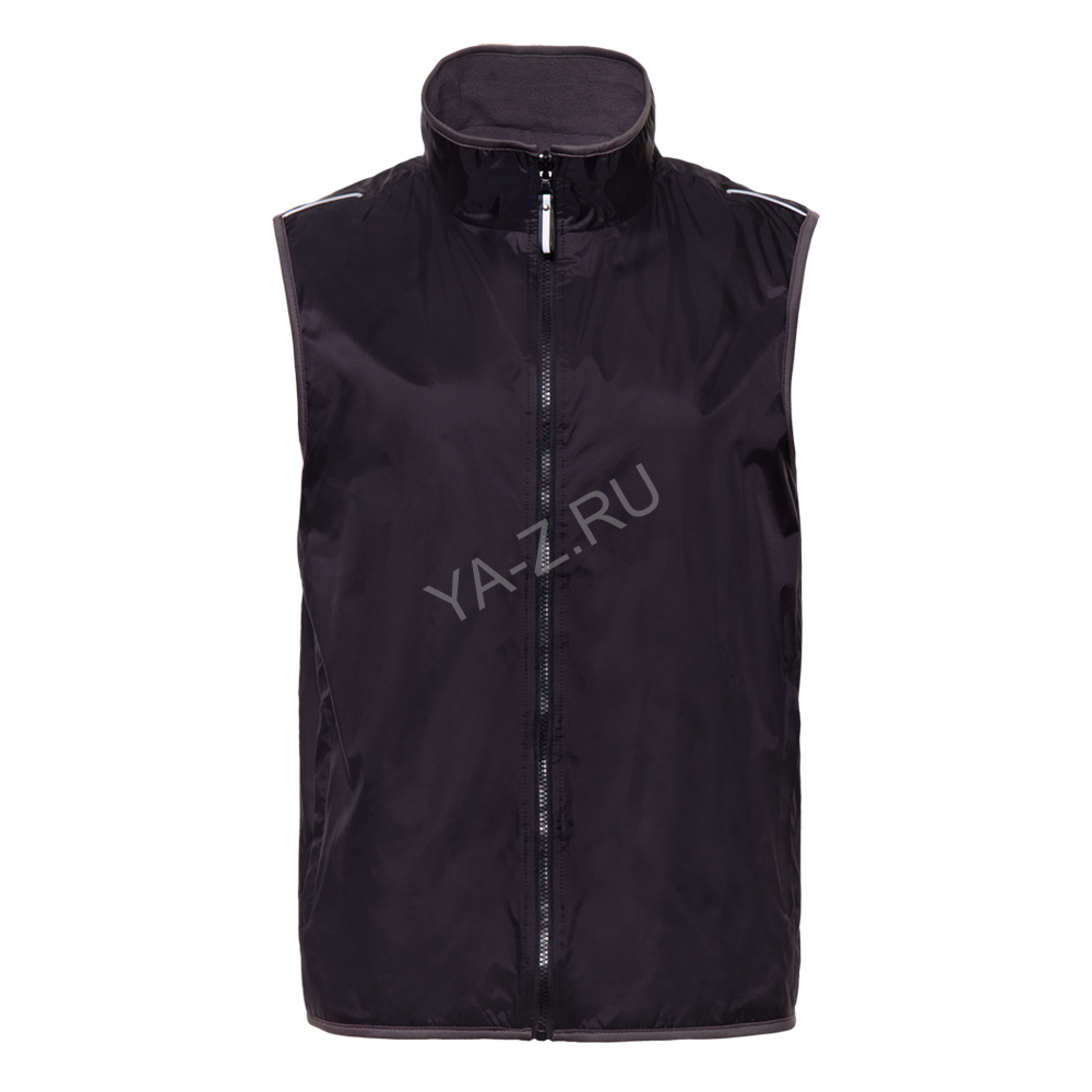 Жилет мужской STAN таффета 210T, 65, 24N, Чёрный,  (20)  (56/XXXL)