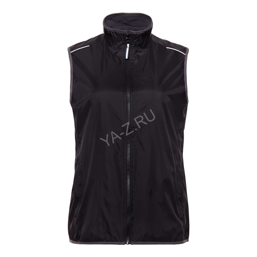Жилет женский STAN таффета 210T, 65, 24WN, Чёрный,  (20)  (50/XL)