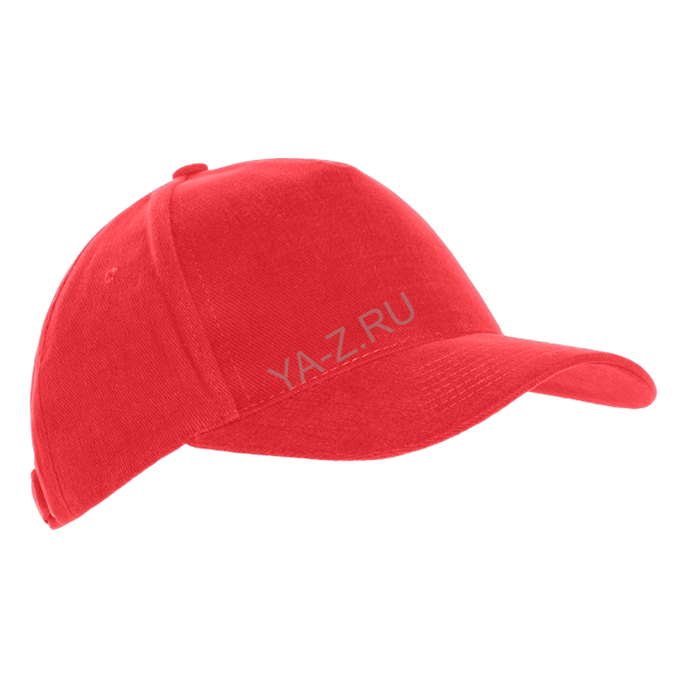 Бейсболка STAN 5 клиньев хлопок 280, 03, Красный,  (14)  (56-58)