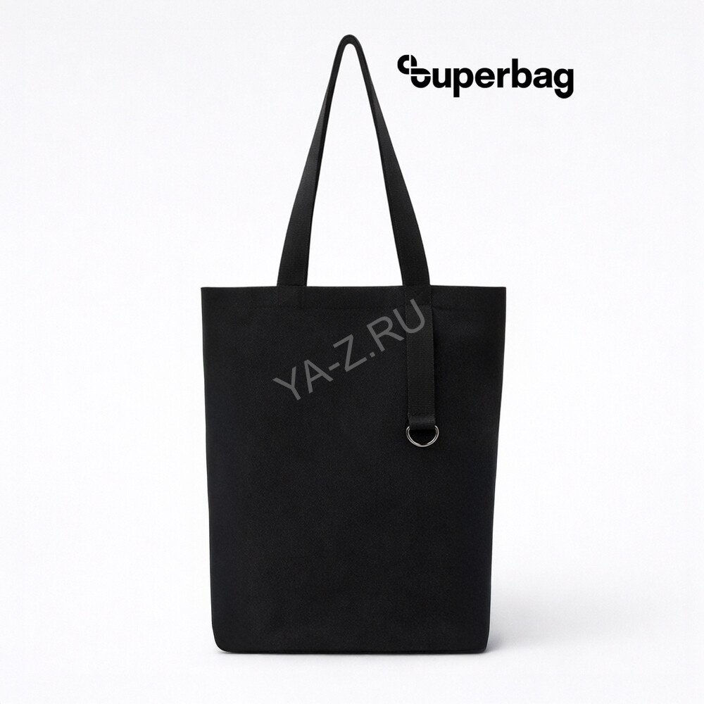 Шоппер/рюкзак Superbag Transformer, с молнией и двумя отделениями (черный)