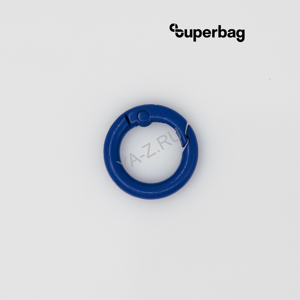 Карабин-кольцо Ring для обвеса, d=2см (синий)