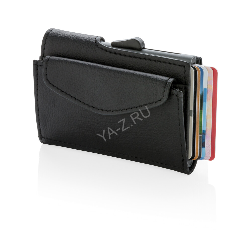 Кошелек с отделением для монет и держателем для карт C-Secure RFID