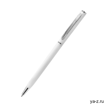 Ручка металлическая Tinny Soft софт-тач, белая-S