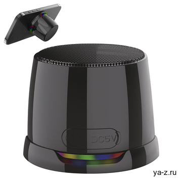 Магнитная беспроводная Bluetooth колонка-подставка Wave 5W, черная
