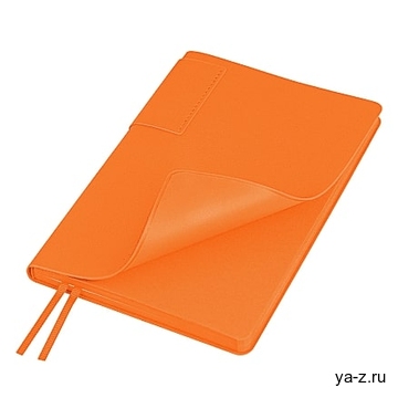 Ежедневник Flexy Star Sivilia А5, недатированный, в гибкой обложке, оранжевый 1575 С