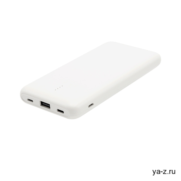 Внешний аккумулятор Saming, 10000mAh, белый