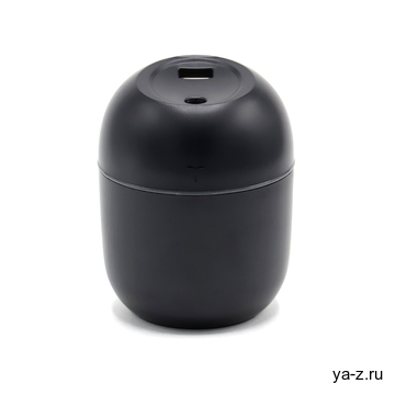 Светодиодный USB увлажнитель Egg с подсветкой, черный