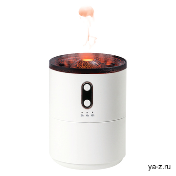 Светодиодный USB увлажнитель Volcano, белый  
