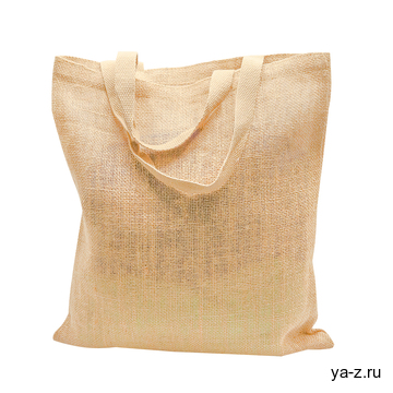 Сумка хозяйственная  Bagsy Jute 270 г/м2, бежевая
