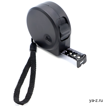 Рулетка Shadow 5м, чёрная