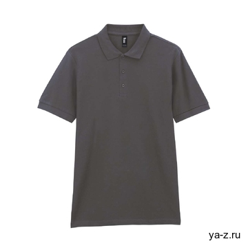 Футболка поло PREMIUM COTTON ADULT DOUBLE PIQUE, ГРАФИТОВЫЙ M