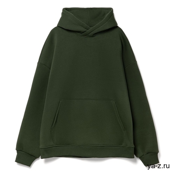 Худи Kulonga Oversize, темно-зеленый хаки, размер XS/S